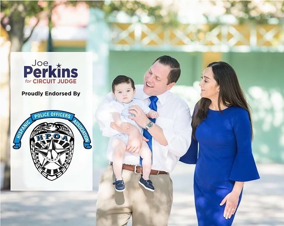 I am excited and honored to announce that the HISPANIC POLICE OFFICERS ASSOCIATION has endorsed my campaign for Circuit Judge!  #PerkinsForJudge #PerkinsParaJuez #PerkinsPouJij #StrengthInUnity #UnityInDiversity #HPOA #HPOADade #hispanicpoliceofficer