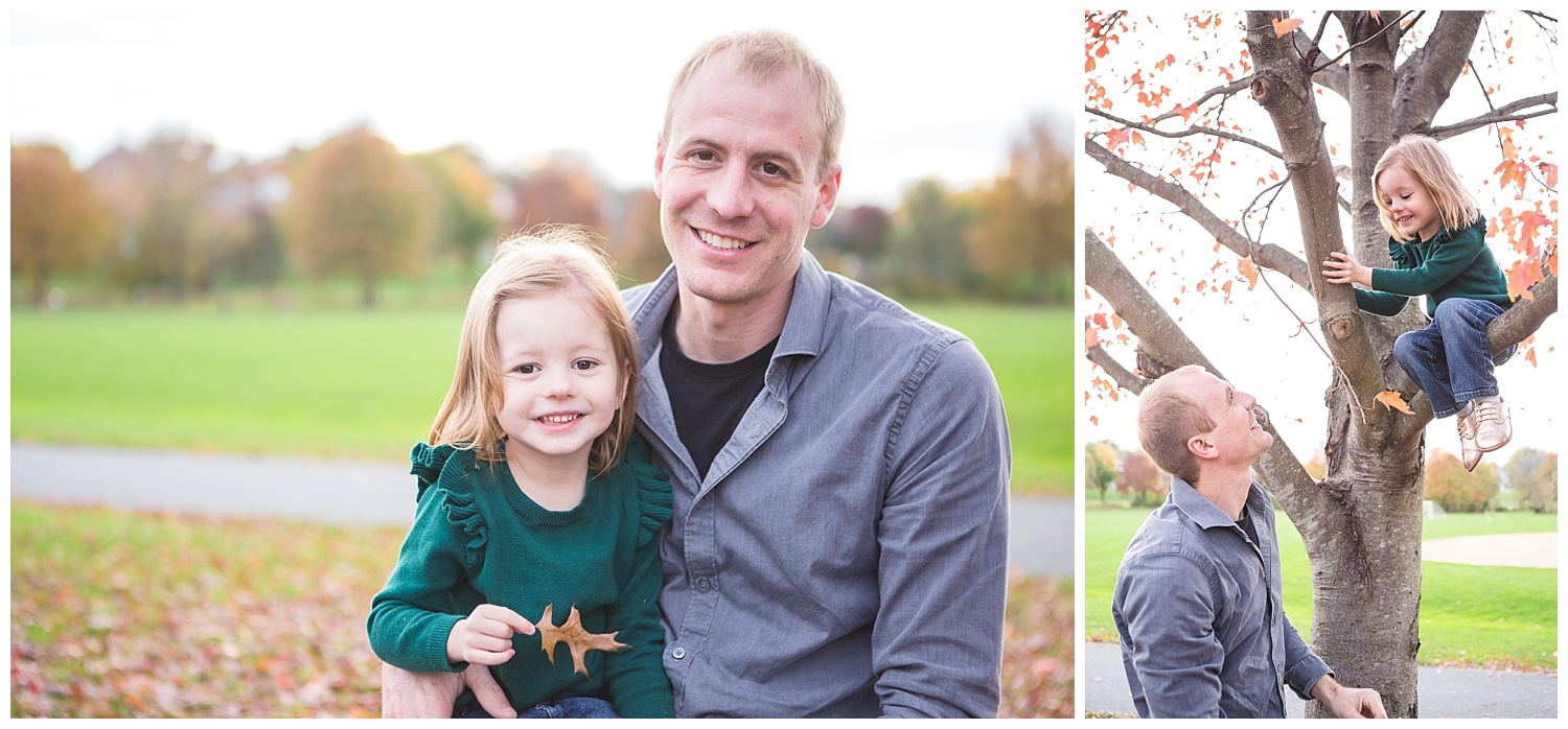 dad and daughter fall pictures