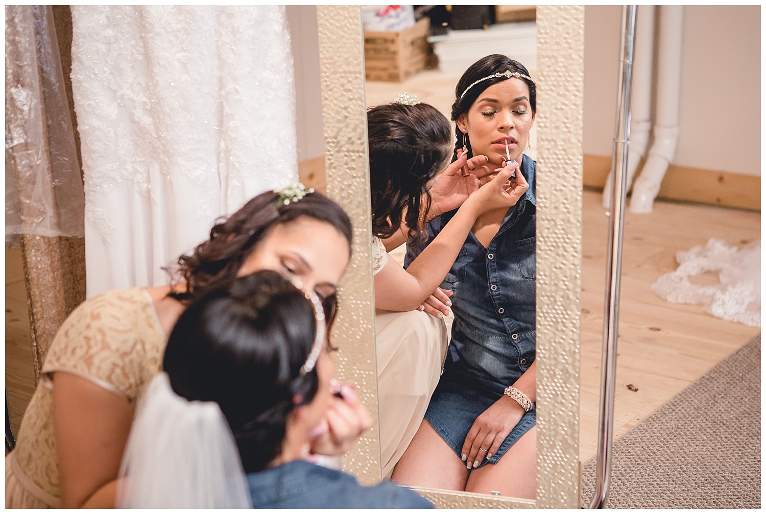 bride getting ready