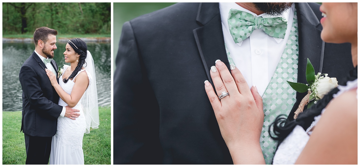 bride and groom portraits