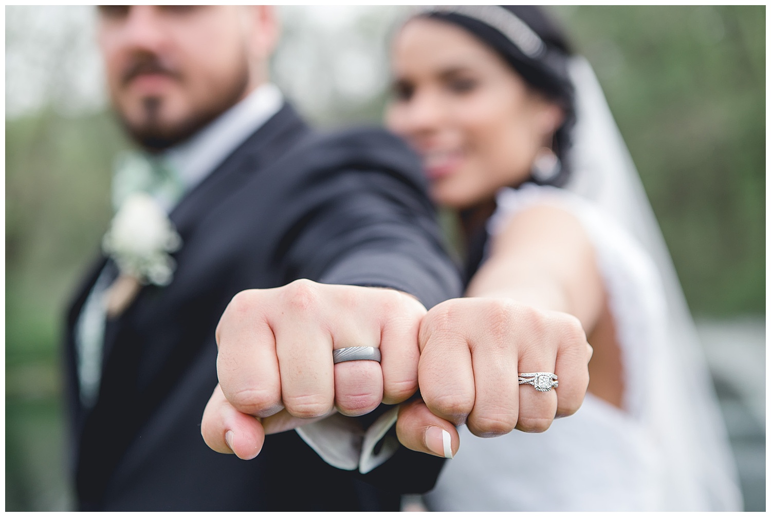 bride and groom portraits