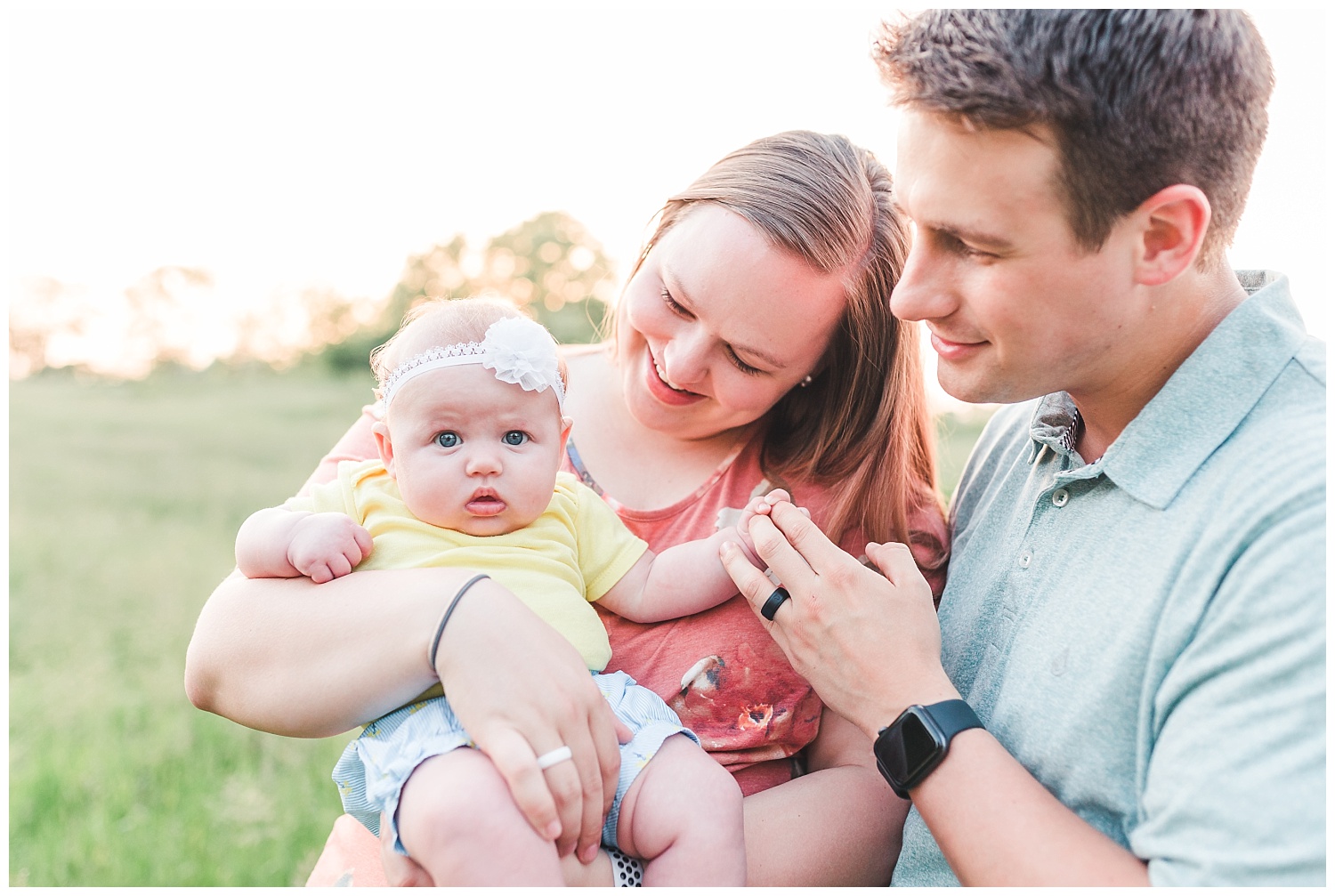 Lancaster County, pa, spring family session with baby