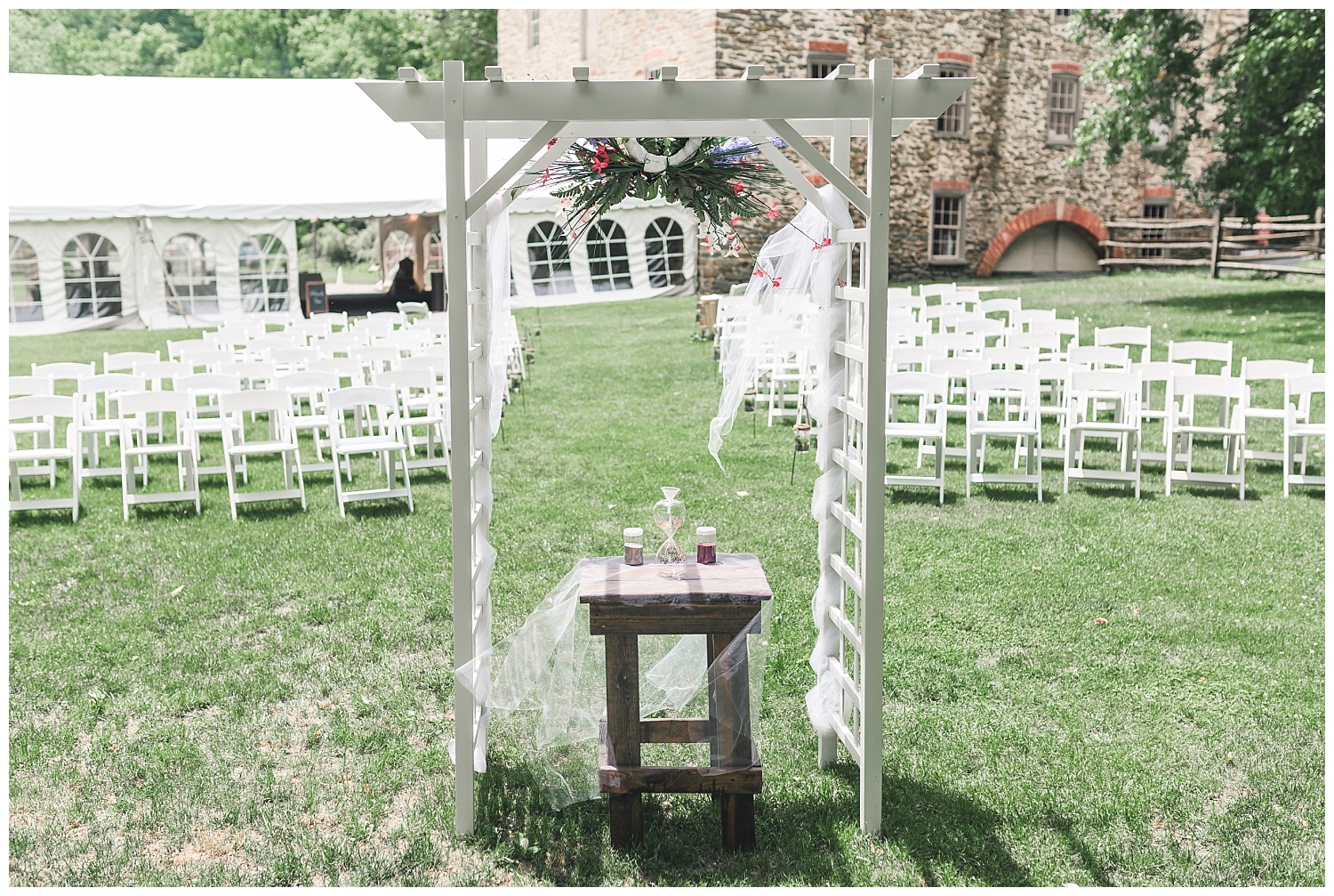 sickman's mill lancaster pa, wedding venue, outdoor ceremony