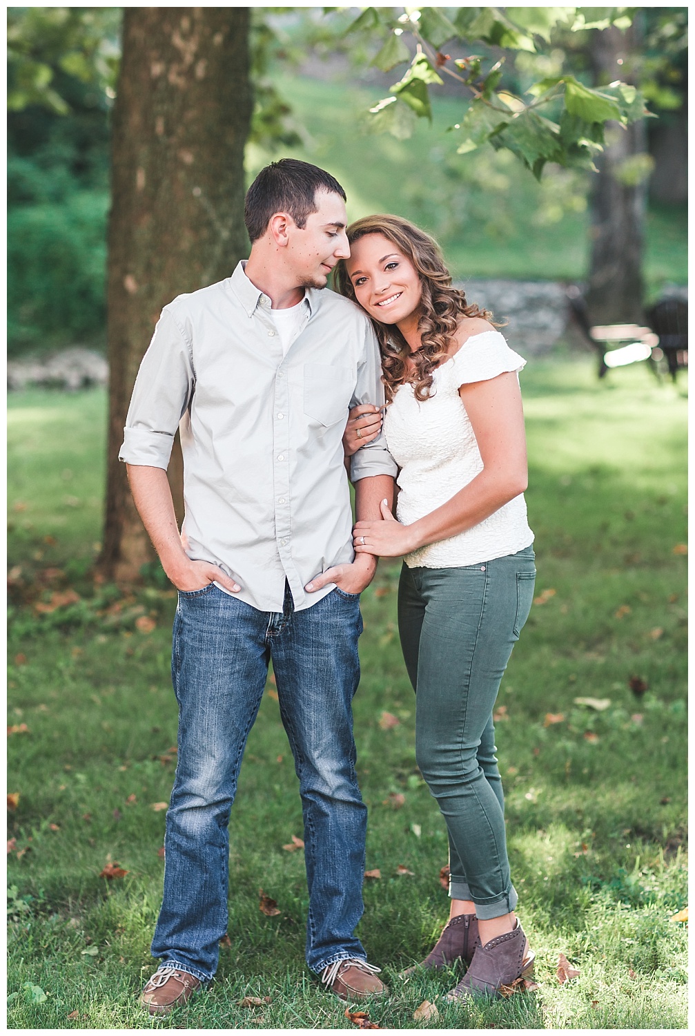 summer lancaster engagement session, the mill at manor falls