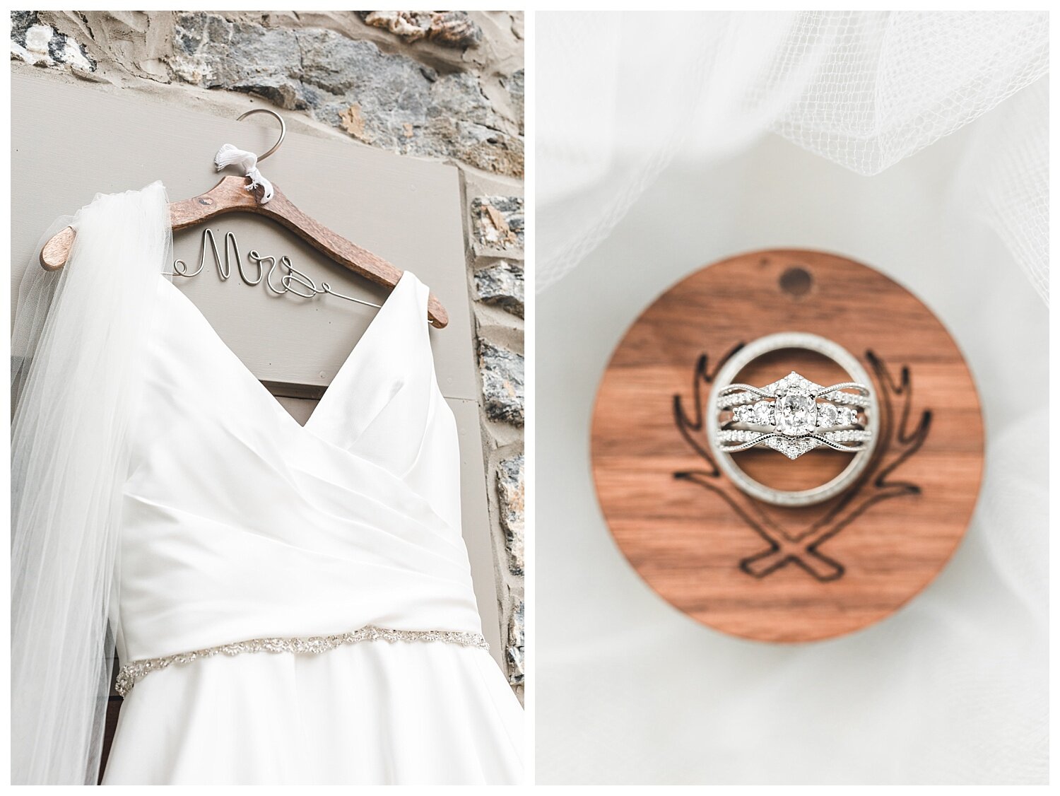Mill at Manor Falls, wedding dress, wedding ring