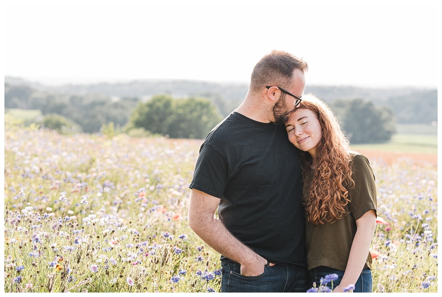 Wildflower Lookout, Ronks, PA, engagement session