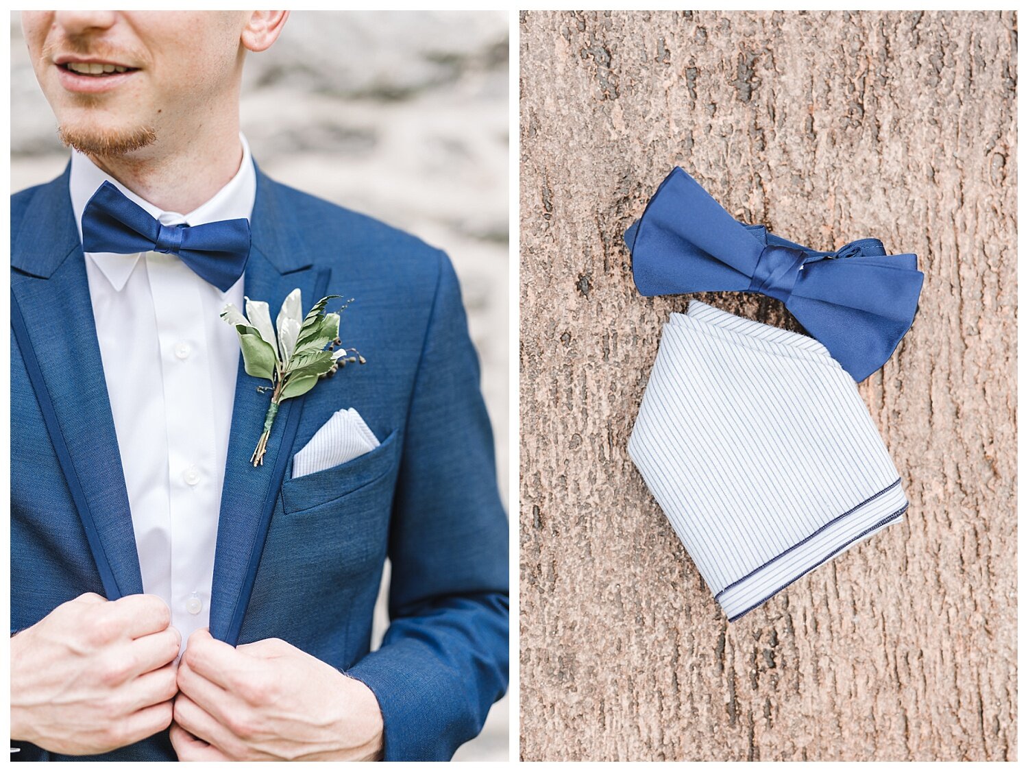 The Mill at Manor Falls wedding, Millersville, PA, groom portrait, blue suit