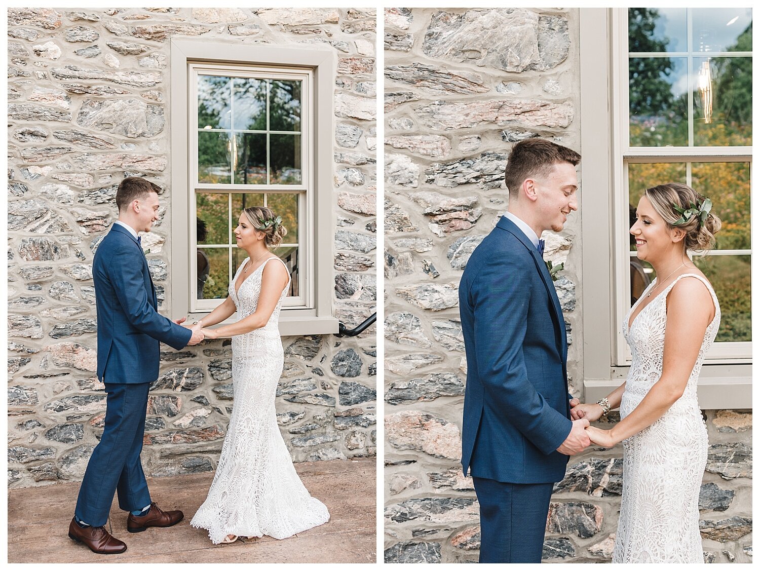 The Mill at Manor Falls wedding, Millersville, PA, bride and groom portraits