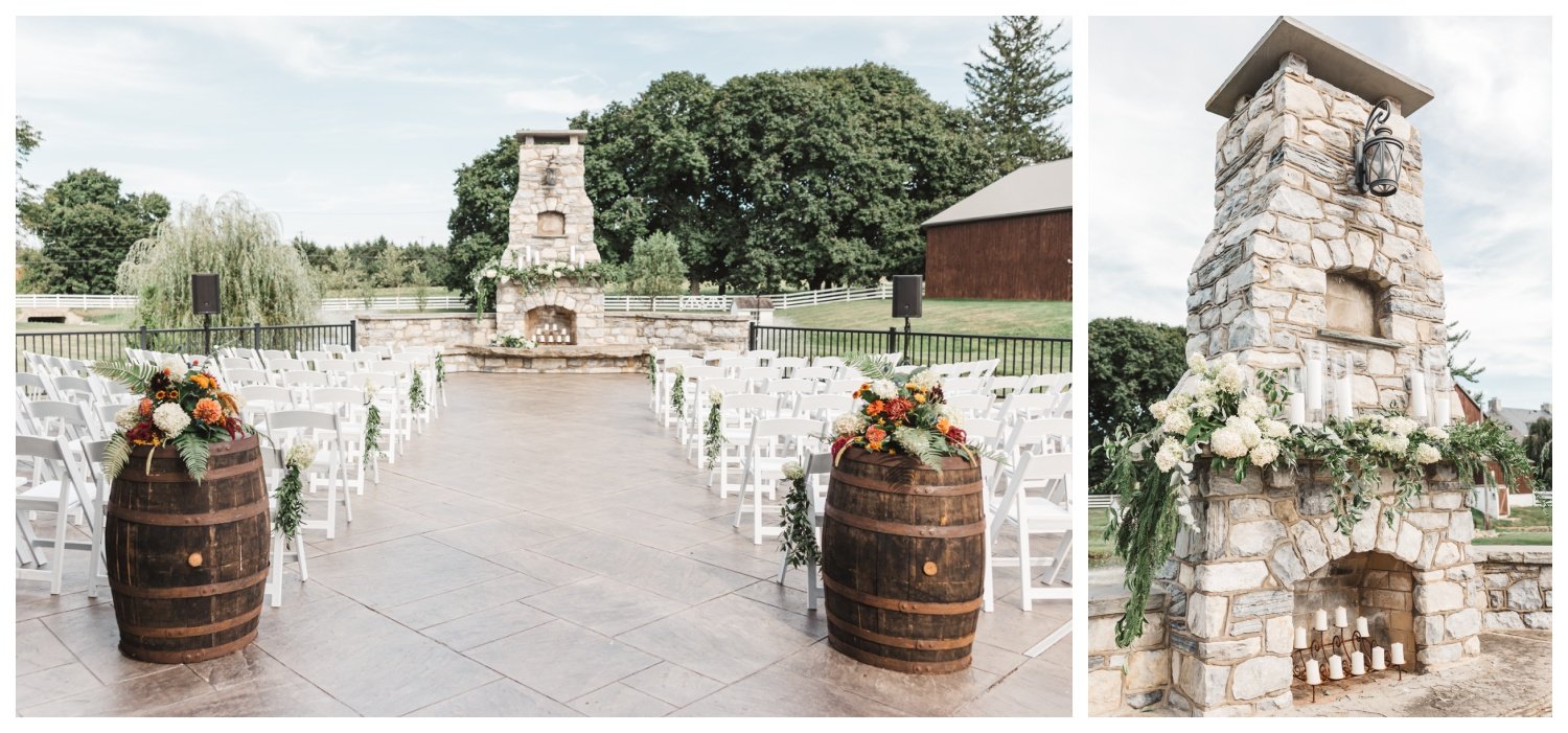 The Barn at Silverstone Wedding, outdoor ceremony, spring wedding, Lancaster PA