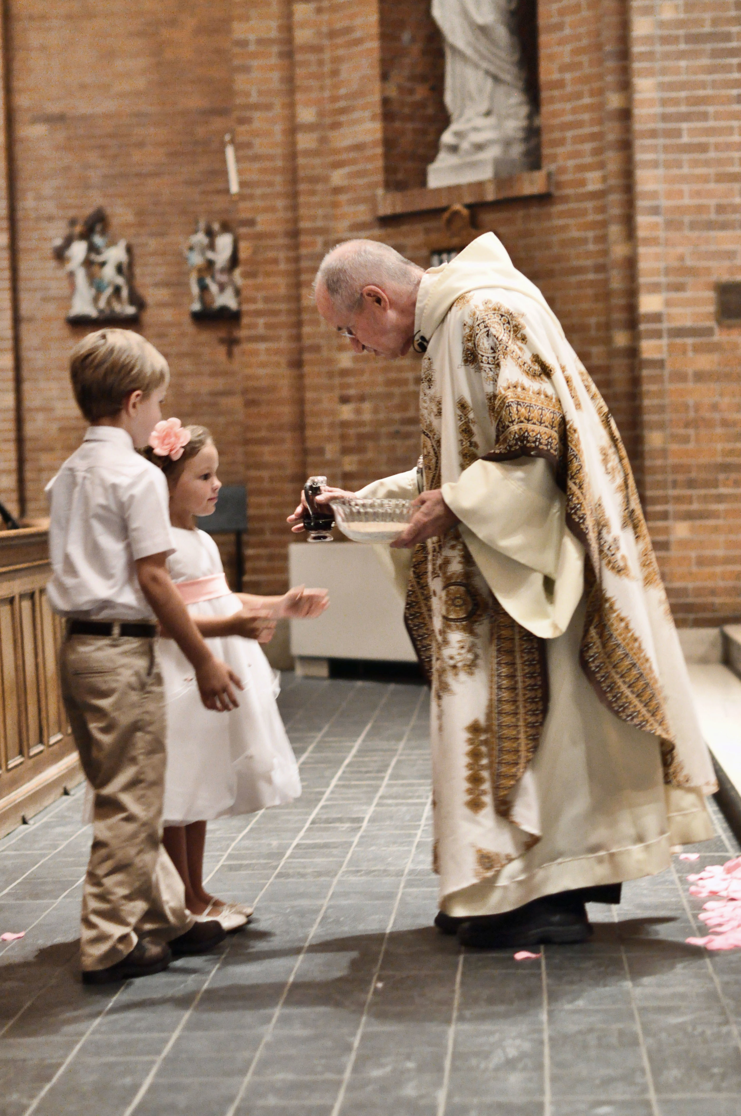 Communion at Basilica Shrine of St. Mary in Wilmington, NC.