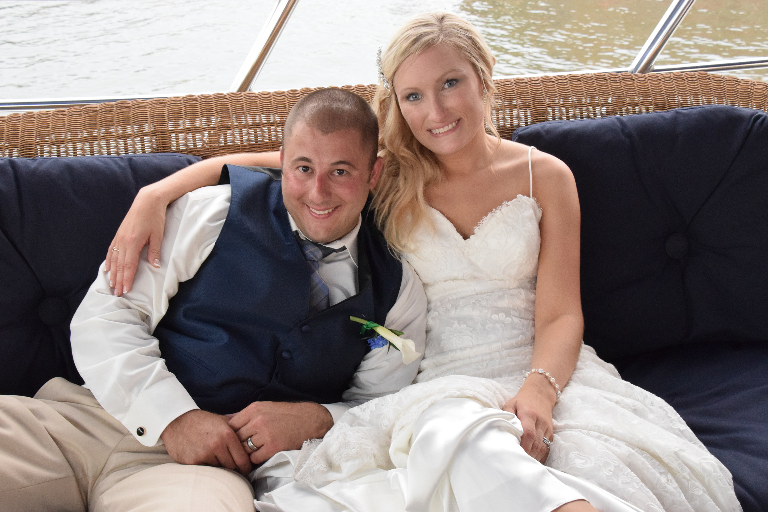 Posed portrait aboard the Carolina Girl in Charleston, SC