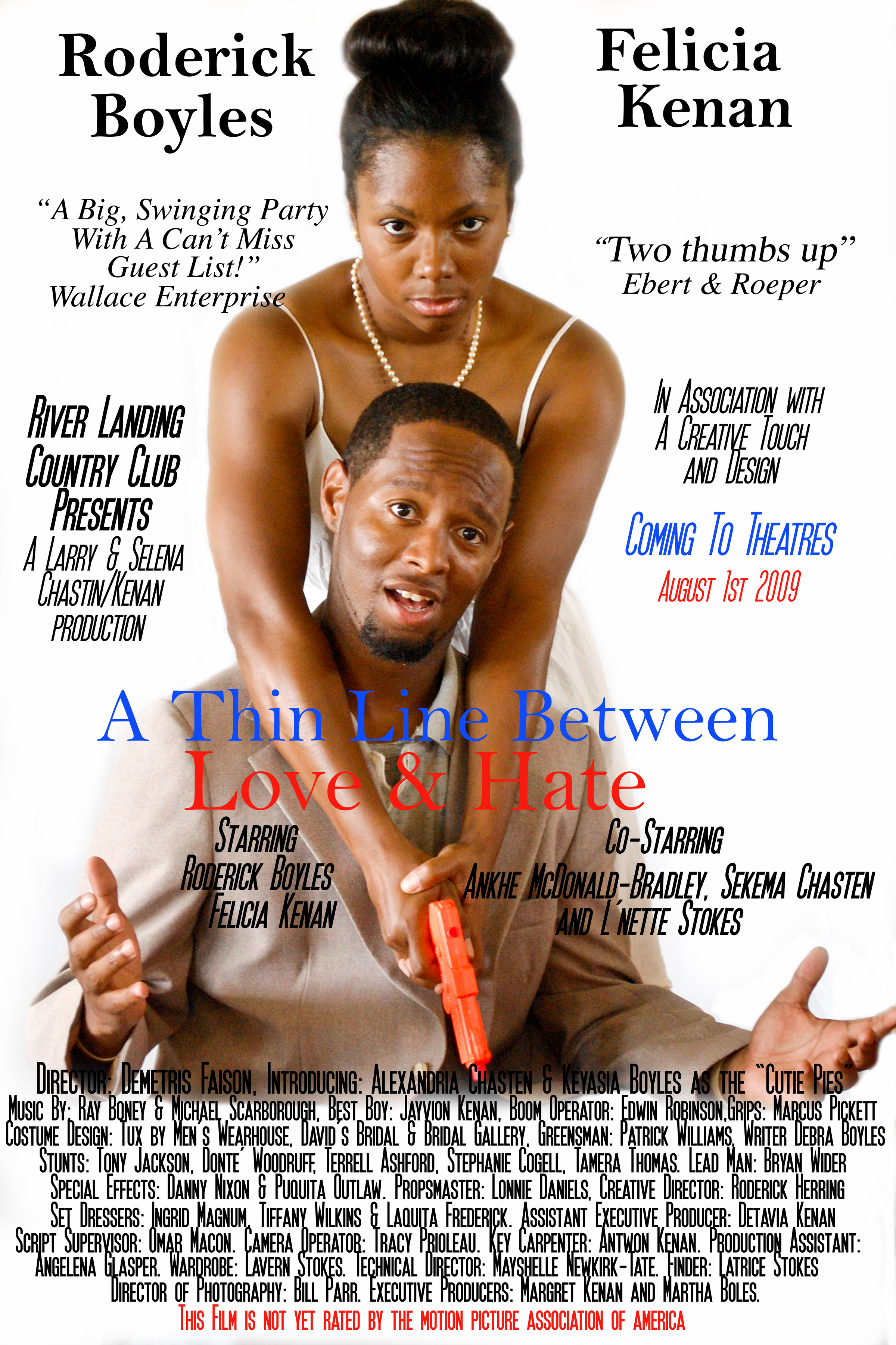 Wedding Movie Poster. A Thin Line Between Love and Hate.