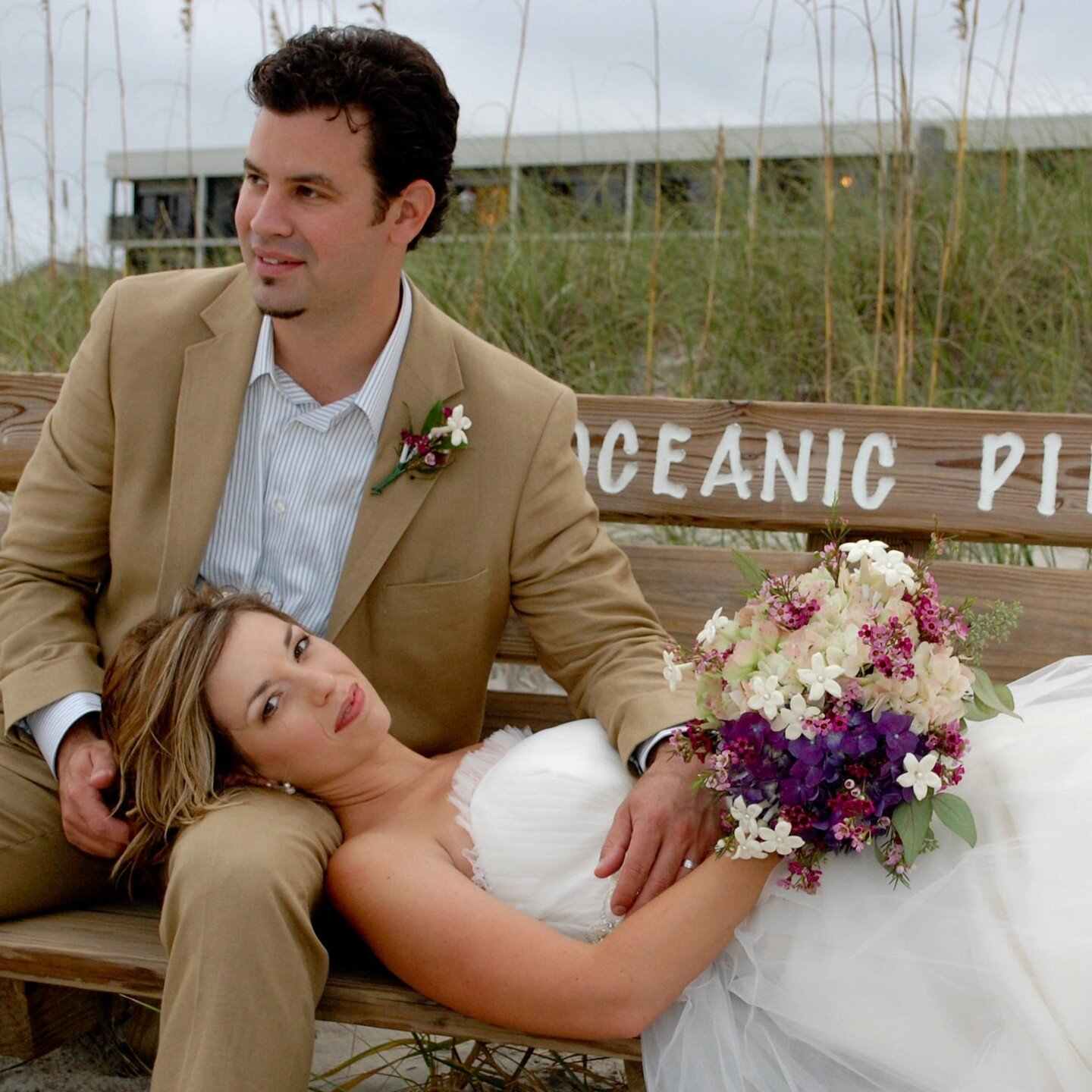 Wedding at Oceanic Restaurant
Shot this wedding about ten years ago. Great couple, I had a blast photographing the two of them. This picture was taken after the ceremony but before the reception. They got married at Wrightsville Beach near the Oceani