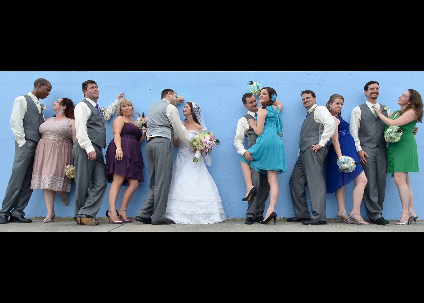 Downtown Wilmington Wedding. Shot on the riverfront. Goofing around with a wedding party picture. This wedding was a lot of fun, had a blast.

#wilmingtonriverfront #wilmingtonncwedding #downtownwilmingtonnc #wilmingtonncweddingphotographer #billybea