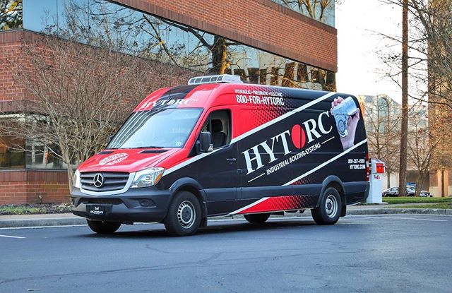Full MB Sprinter wrap in @adgraphics_na 1105 for @hytorc 🔩