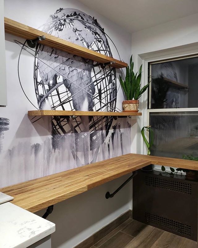Awesome globe mural we printed and sent to Nyc last week! From canvas & linen to matte & satin we have you covered 🤩