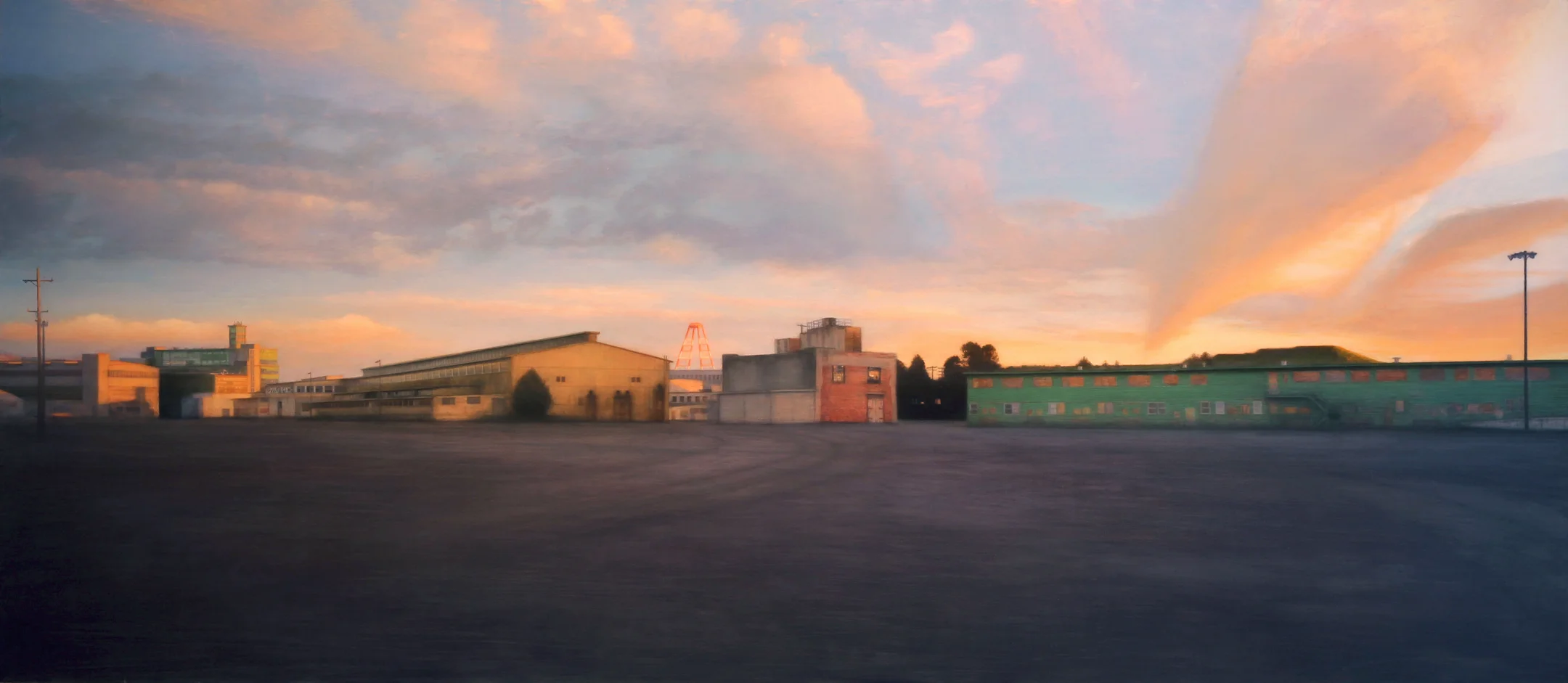 HPS-29, 2010; oil on canvas; 52 x 120 in.
