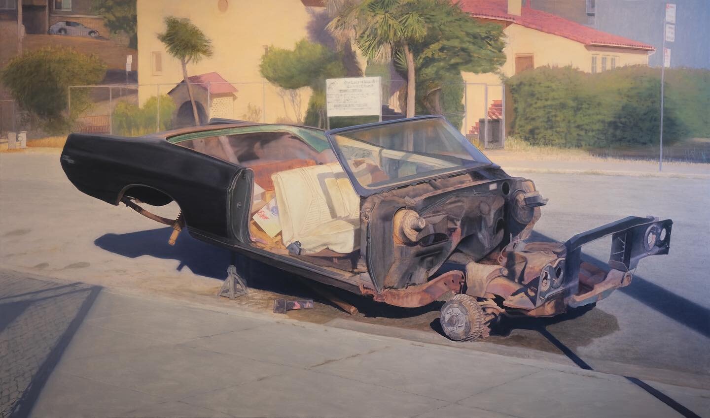 New painting, Polyphemus, 62 x 105, oil on canvas