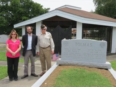 Visitation to Oscar J. Tolmas Gravesite