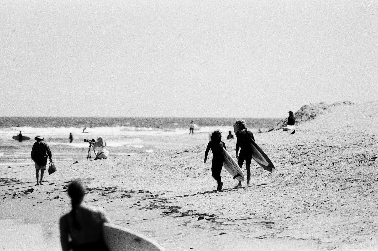 Malibu_surfers walking toward 2nd_202005_Ilford_0036.jpg