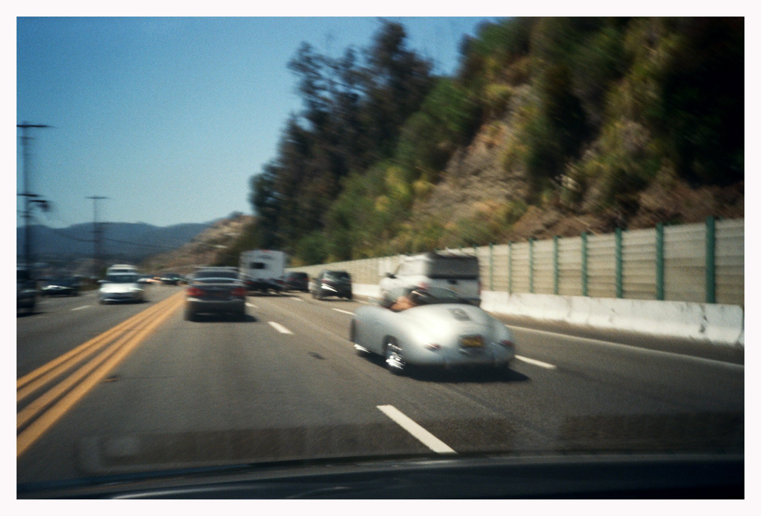 Old Porsche on the PCH