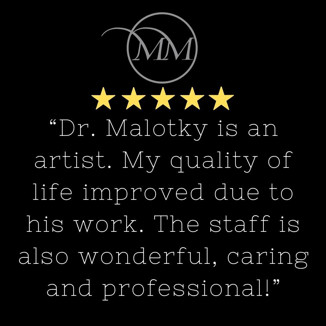 &ldquo;Dr. Malotky is an artist. My quality of life improved due to his work. The staff is also wonderful, caring and professional!&ldquo;

⭐️⭐️⭐️⭐️⭐️⁣⁣⁣⁣⁣⁣⁣⁣⁣⁣⁣⁣⁣⁣⁣⁣⁣⁣⁣⁣⁣⁣⁣⁣⁣
⁣⁣⁣⁣⁣⁣⁣⁣⁣⁣⁣⁣⁣⁣⁣⁣⁣⁣⁣⁣⁣⁣⁣⁣⁣⁣
#boardcertifiedplasticsurgeon #plasticsurgery #