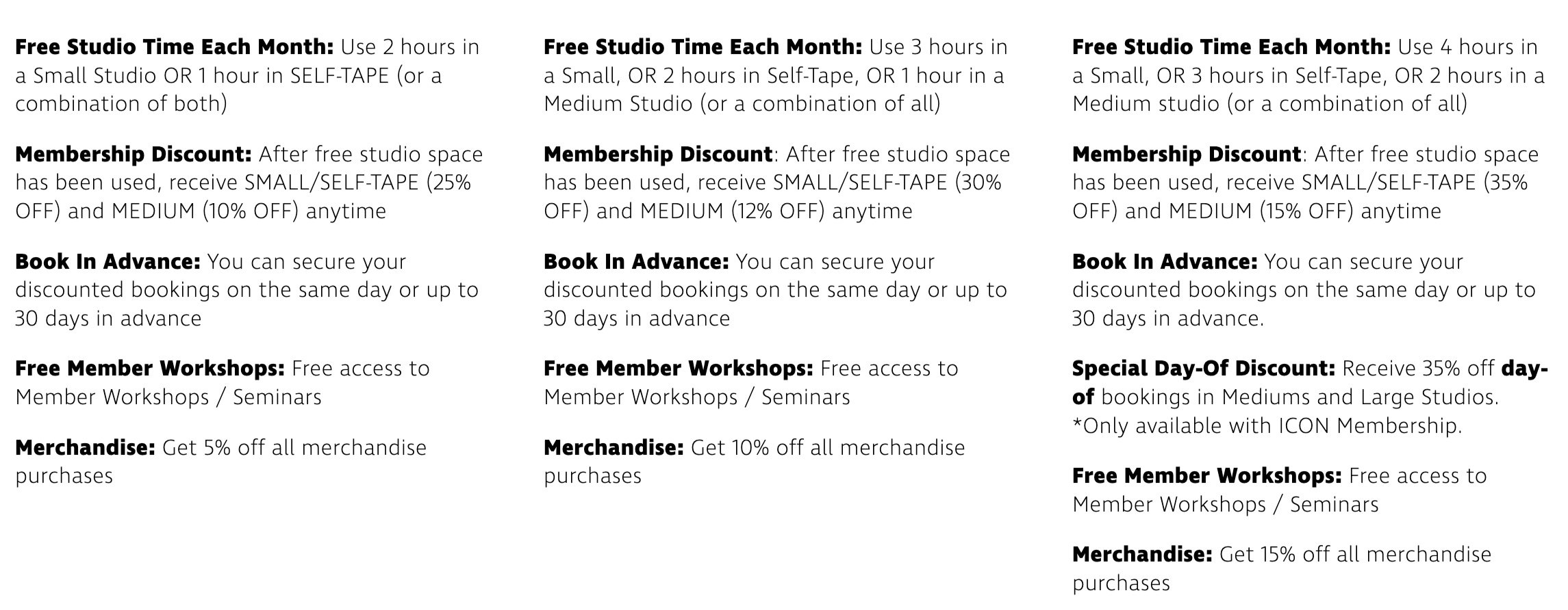 Membership — Open Jar Studios | Unmatchable Studios at Unbeatable Rates