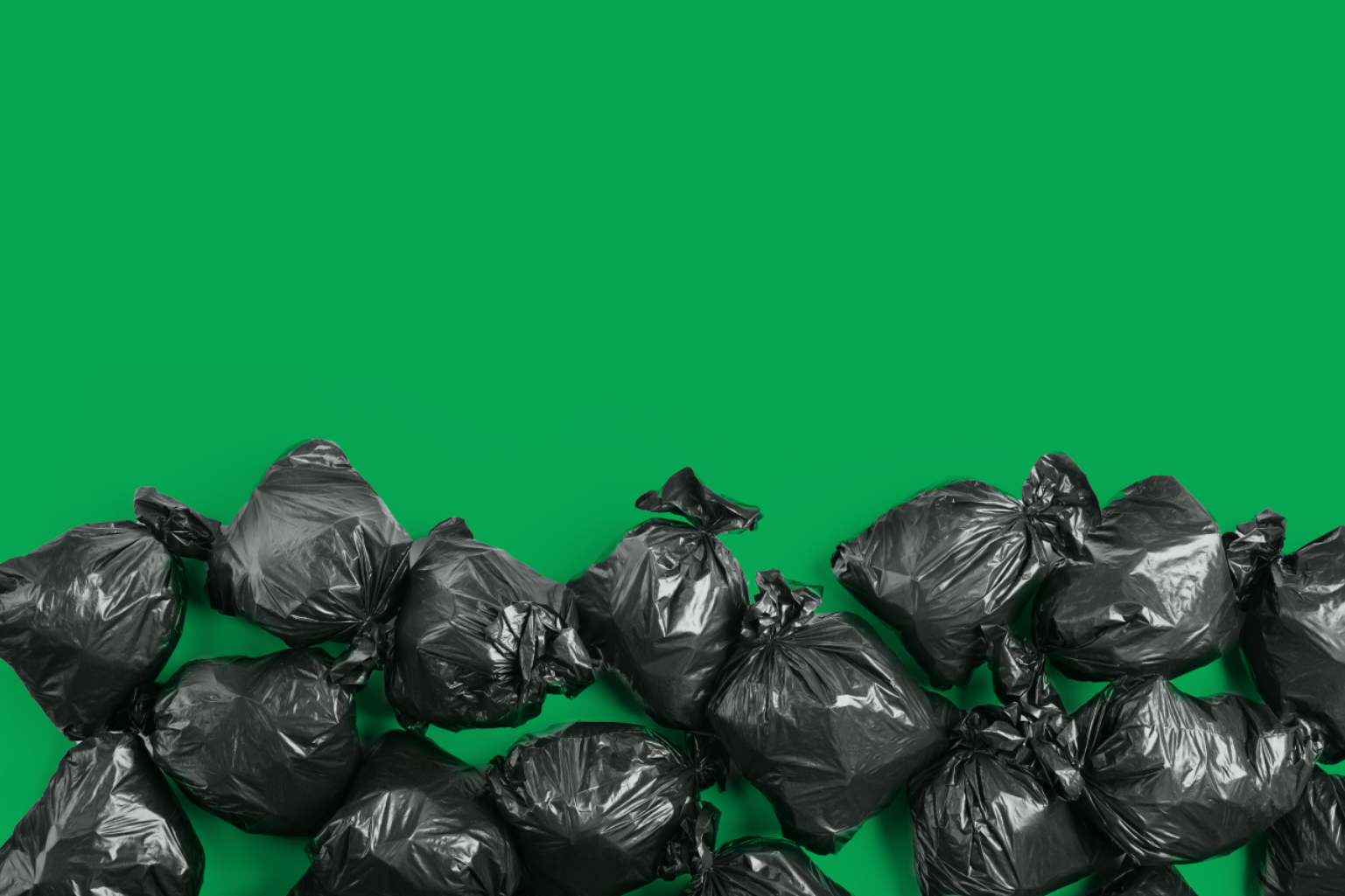 Green Trash Bags - Green Garbage Bags