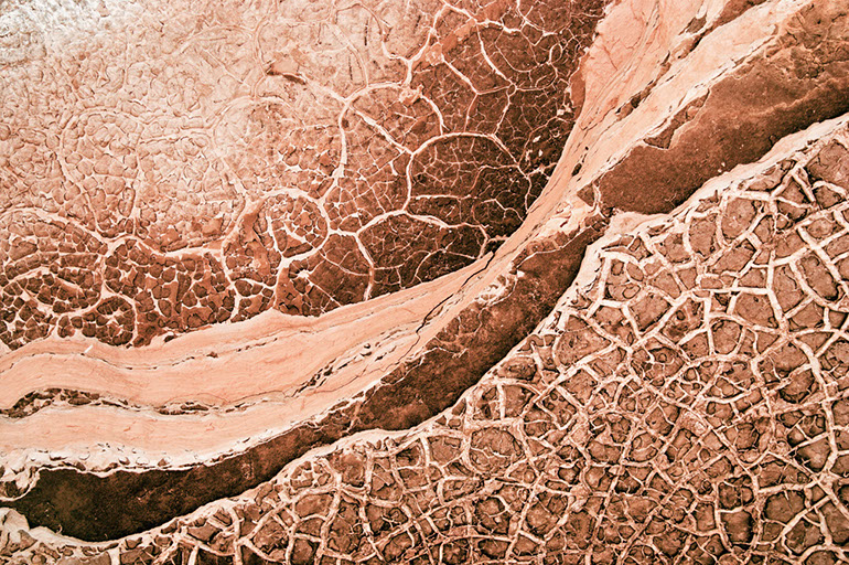 Cave Ceiling Detail. Moab, UT. 2006