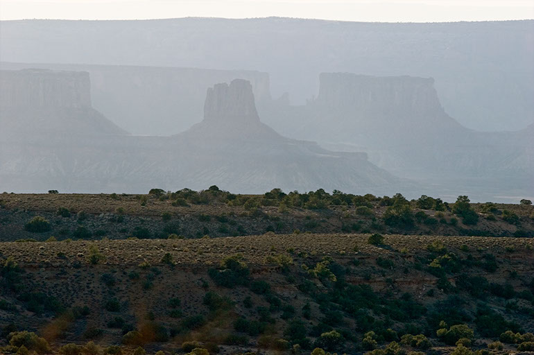 Layered Buttes. Canyonlands National Park, UT. 2006