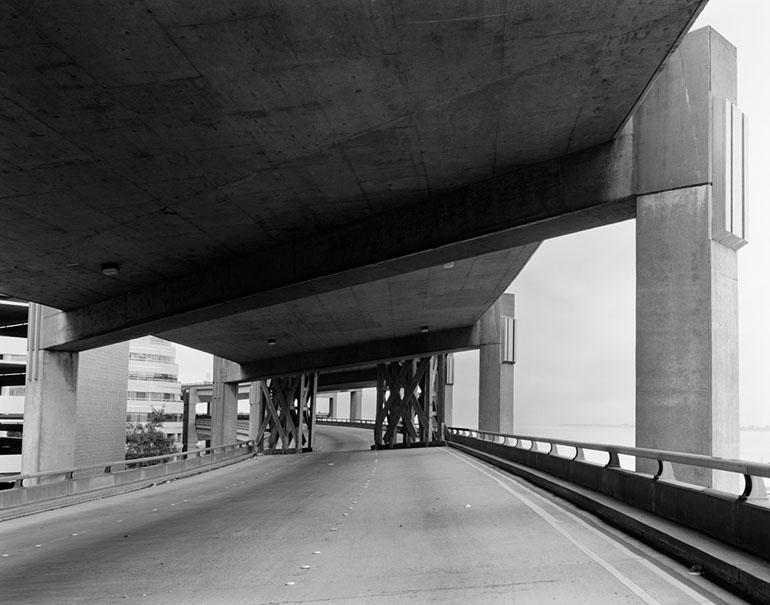 Middle Level at Howard Street. Embarcadero Freeway San Francisco, 1990