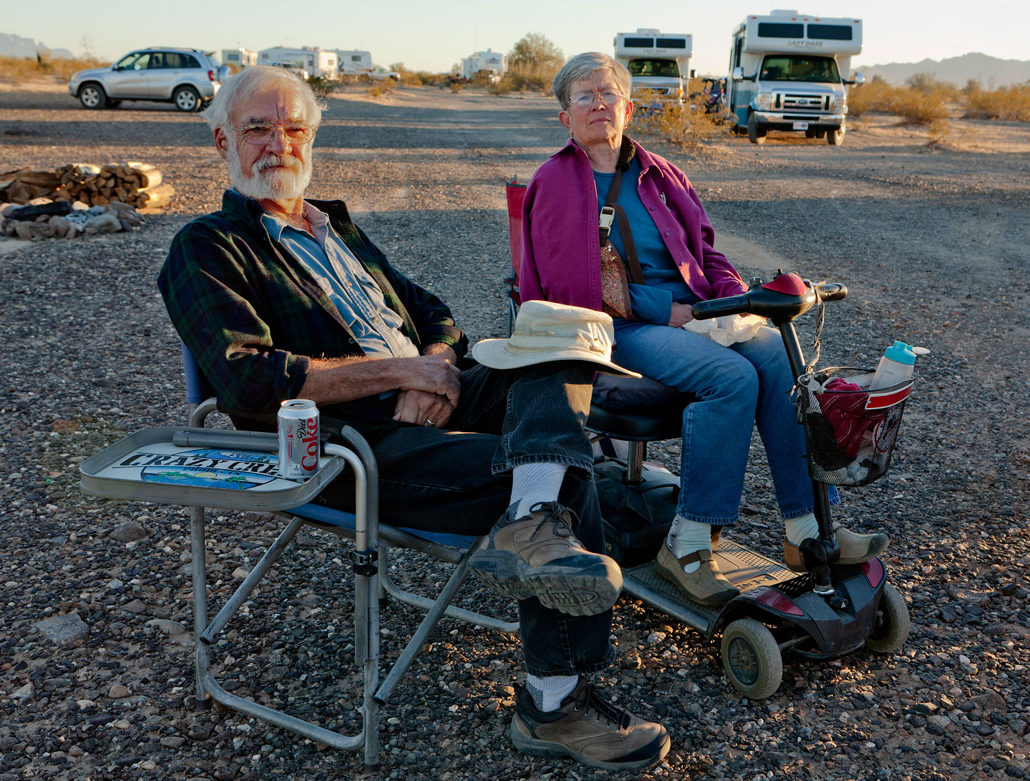 Ed and Carol, Full-timers. Quartzsite, AZ