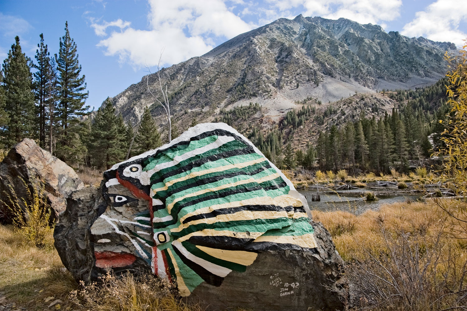 Indian Head. Lundy Lake, CA