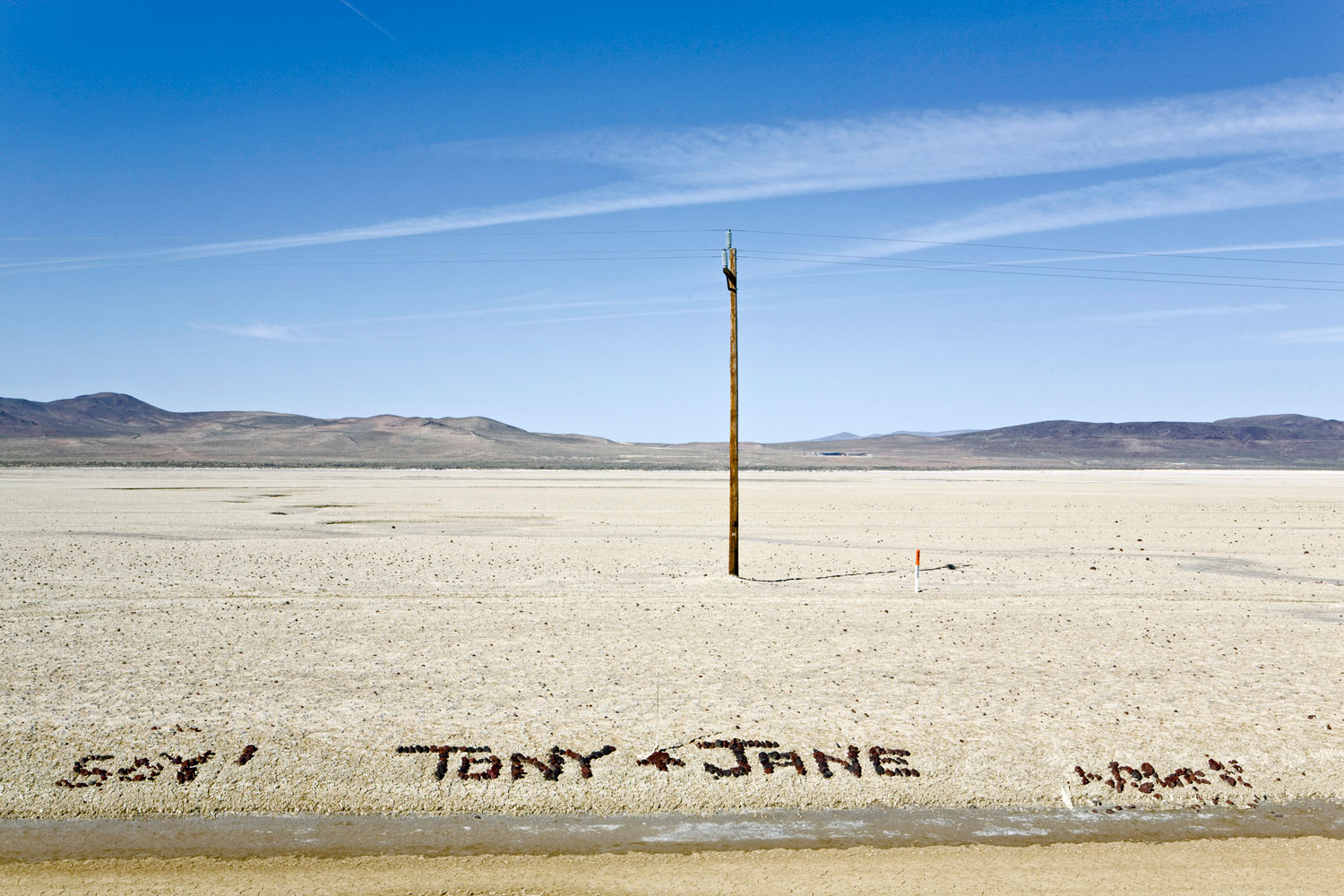 Tony and Jane, Roadside. Highway 50, Nevada