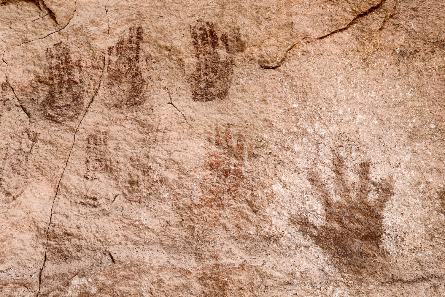 Ancient Handprints. Canyonlands National Park, UT