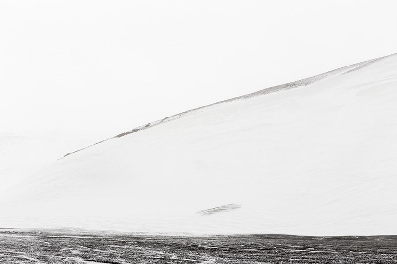  Drifting Snow on Hills. Deception Island, Antarctica