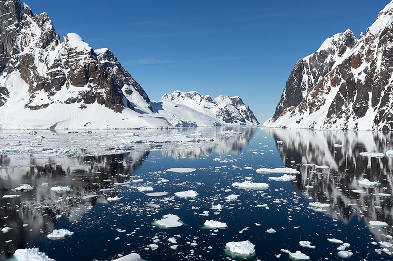 Still Morning. Lemaire Channel, Antarctica