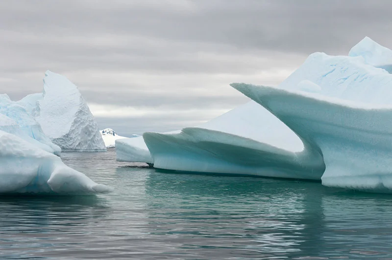 Icy Passage. Arctowski Peninsula, Antarctica