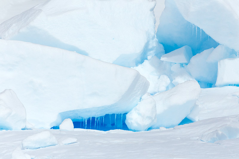 Glacial Jumble. Dallmann Fjords, Antarctica