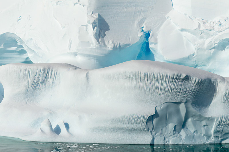 Sculpted Iceberg. Dallmann Fjords, Antarctica