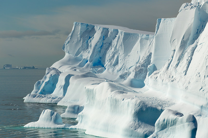 Sea Ice. Dallmann Fjords, Antarctica