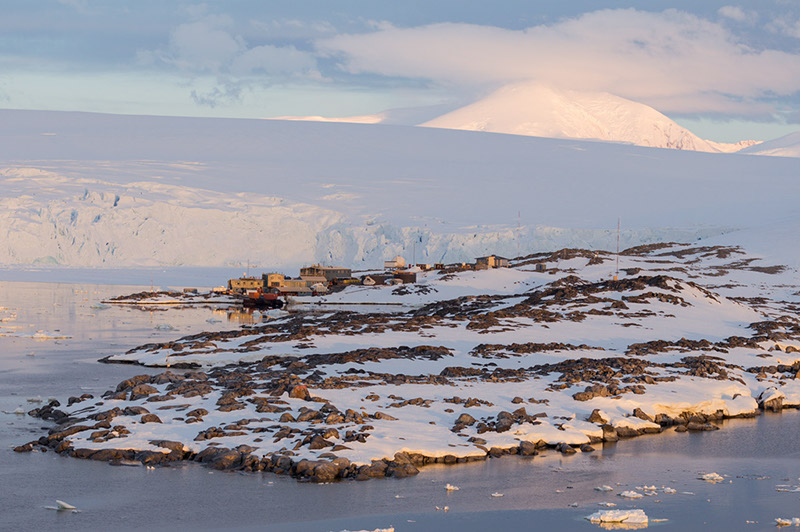 Palmer U.S. Research Station. Anvers Island, Antarctica