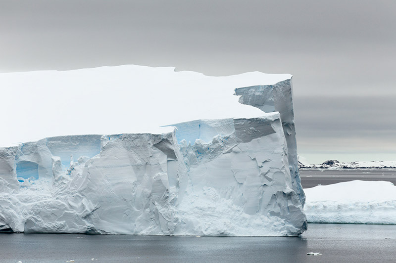 Sea Ice. Dallmann Fjords, Antarctica