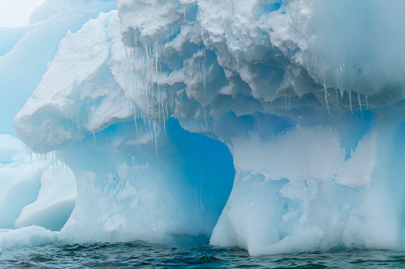 Edge of Iceberg. Dallmann Fjords, Antarctica