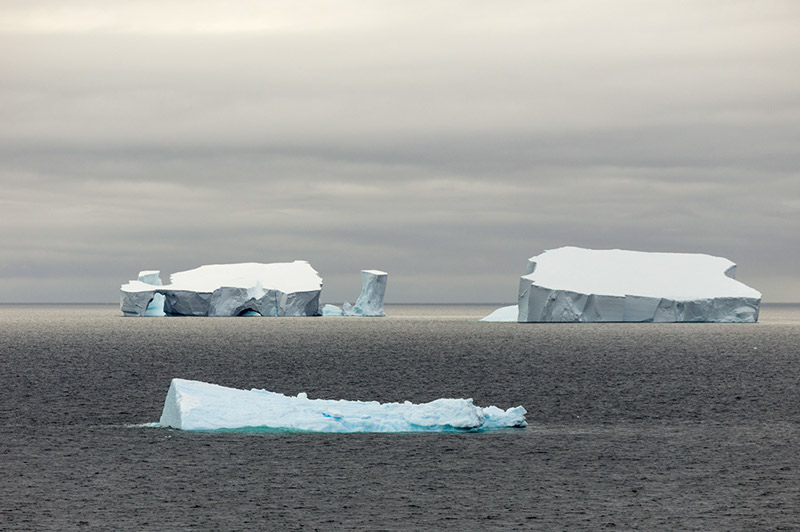 Sea Ice. North of Antarctica