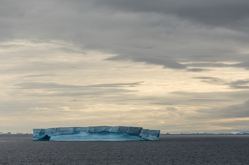 Iceberg. Pacific Ocean North of Antarctica