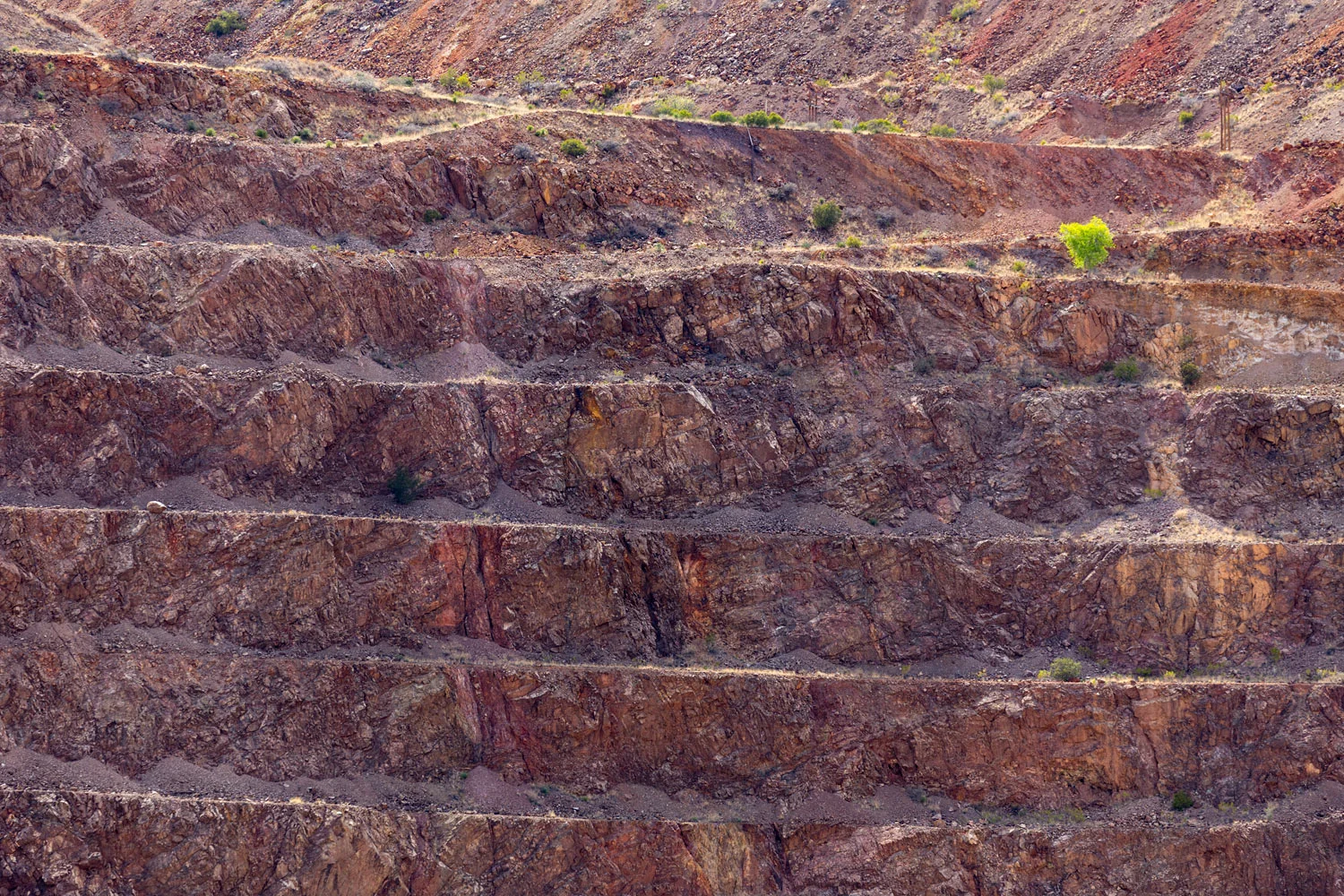 Lavender Pit Mine, Bisbee AZ. Study #1 (31,26.1403N 109,54.0653W)