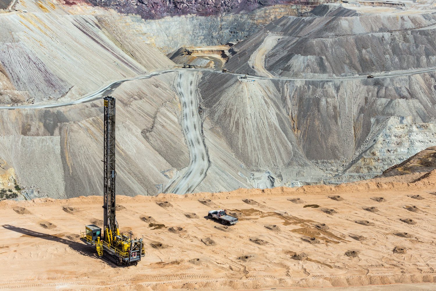 Asarco Pit Mine. Green Valley, AZ. Study #2. 2018 (331°58'27.228" N 111°4'6.264" W)