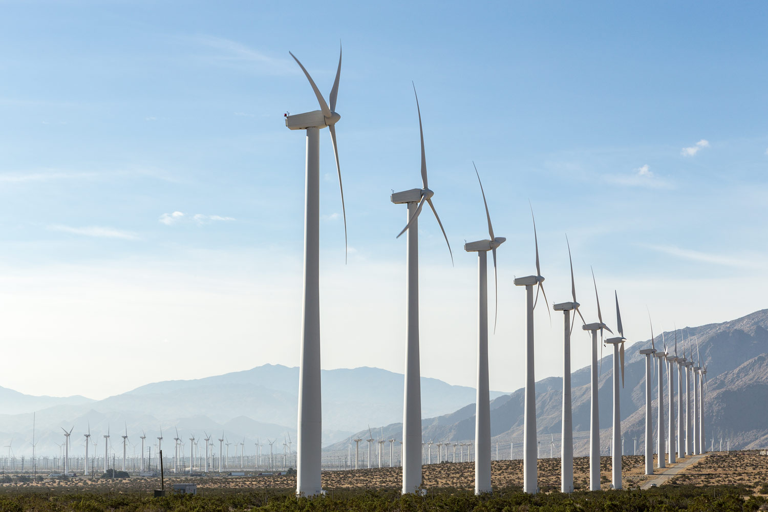  San Gorgonio Pass Wind Farm. Palm Springs, CA. Study #3. 2018 (33°55'28.542" N 116°35'15.426" W)