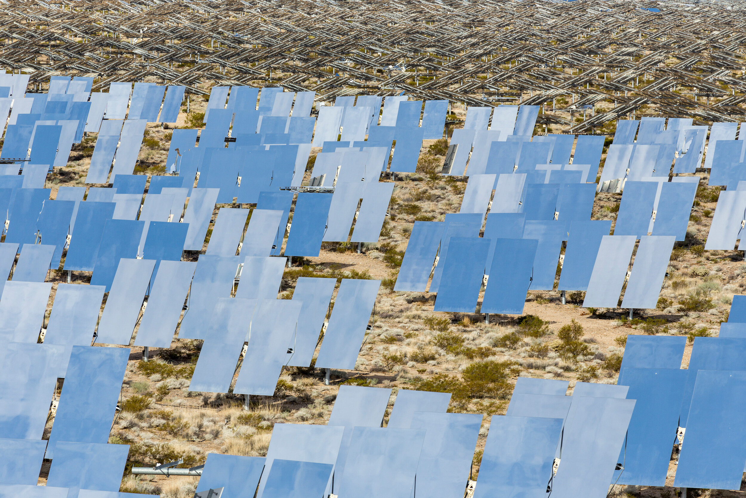 Ivanpah Thermal Solar Plant, CA. Study #38. 2020. (35°34'12.894" N 115°27'55.128" W)